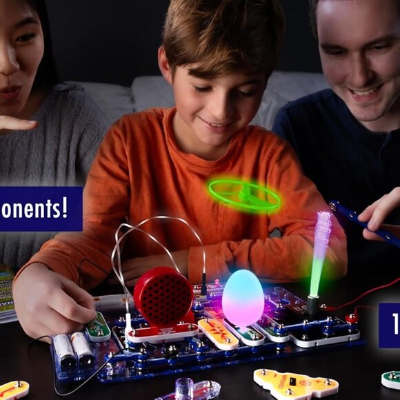 Snap Circuits LIGHT Electronics Exploration Kit | Over 175 Exciting STEM Project - Picture 2 of 7